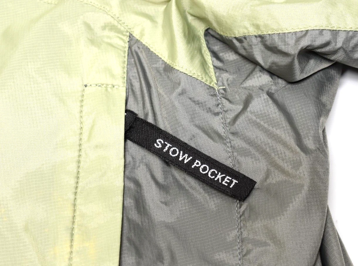 north-face stow pocket rain windbreaker jacket