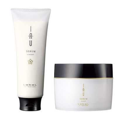 IAU Serum Cream 200Ml &  IAU Serum Hair Mask 170G Set (Green Tea Set)