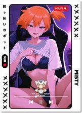 Anime Waifu Sticker Trading Card | Spicy Custom Fan Art