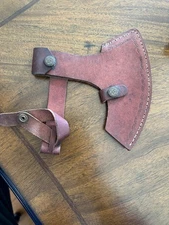 Hunting Holster Leather Axe Hatchet Blade Cover Ax Head Sheath Case Belt Holster