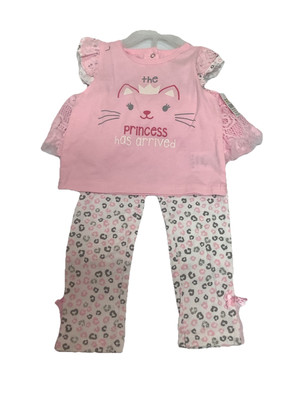 The Princess Has Arrived Kitty Cat One Piece Outfit 18 Months By DDG Darlings