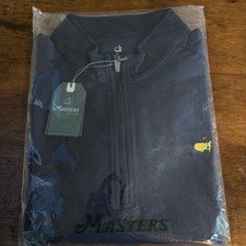 2026 Augusta Masters Tech Augusta Navy Blue  Size XL Quarter  Zip Golf Pullover 