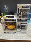 Dc Batman Returns Movie Penguin Cat woman Funko Pops Lot Of 3