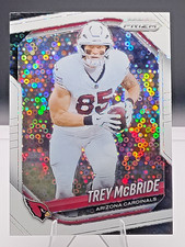 2025 Panini Prizm Football Trey McBride 274 White Disco Prizm