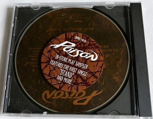 POISON - THE ROUGH MIXES -CD PROMO SAMPLER RARE(HARD ROCK,GLAM)
