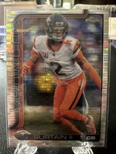 2025 Topps Chrome Pat Surtain II Pulsar Chaser Refractor