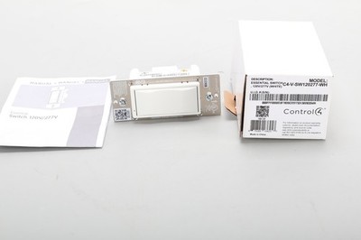 Control4 C4 SW120277 Wireless In Wall Smart Switch 120/277 V White -New Open Box