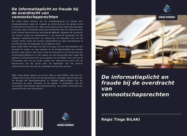 RéGis Tinga Bilaki | De Informatieplicht En Fraude Bij De Overdracht Van...-image