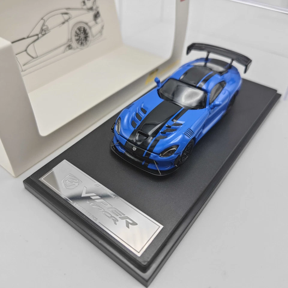 Hone Model 1/64 Dodge VIPER ACR Alloy Die Casting Car Model Ornament Gift - Image 2 of 4