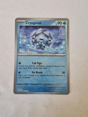 Cryogonal 047/191 Common Surging Sparks Pokemon Reverse Holo Near Mint