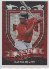2021 Panini Chronicles Crusade Ruby Wave Prizm /199 Rafael Devers #11 qf6