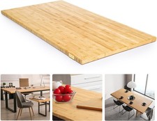 48x25in Butcher Block Countertop, 1.2in Thick DIY Bamboo Countertop