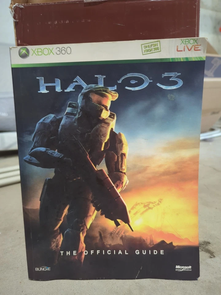 Microsoft X360 Bungie Halo 3 Official Strategy Guide Book + *Vintage RvB Poster* - Image 2 of 4