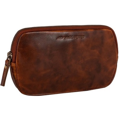   Vintage Darvin Federmäppchen Etui aus Leder mit YKK Reißverschluss, Federma...