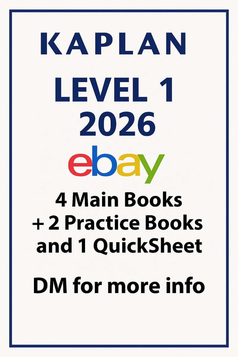 Cfa Level 1 Schweser for sale | eBay