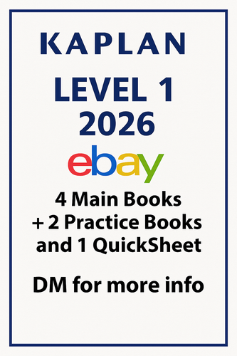 2026 Kaplan Schweser Notes CFA Level 1 - 第 1/2 張圖片