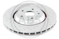 2X A.B.S. Bremsscheibe 18895 Aluminium FüR Opel Insignia G09 Sports Tourer Turbo