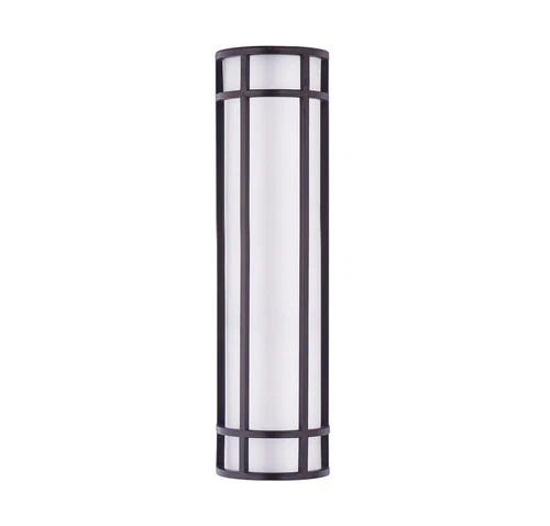 Maxim 55575WTBZ Moon Ray 24" Outdoor White Wall Mount in Bronze - Picture 2 of 2