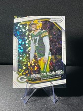 2025 Panini Prizm Brandon Mcmanus Disco Prizm Parallel #290 Packers NFL