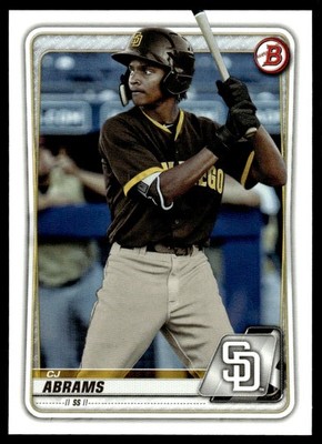 2020 Bowman Prospects CJ Abrams San Diego Padres #BP-62