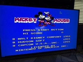 Mickey Mousecapade (Nintendo Entertainment System, 1988) NES Authentic