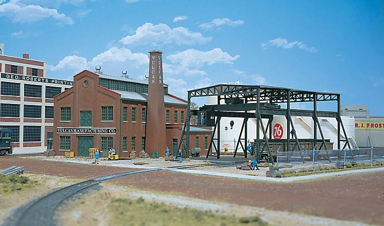 Walthers 533045 - 1/87 / H0 Factory Building Vulcan & Co - New