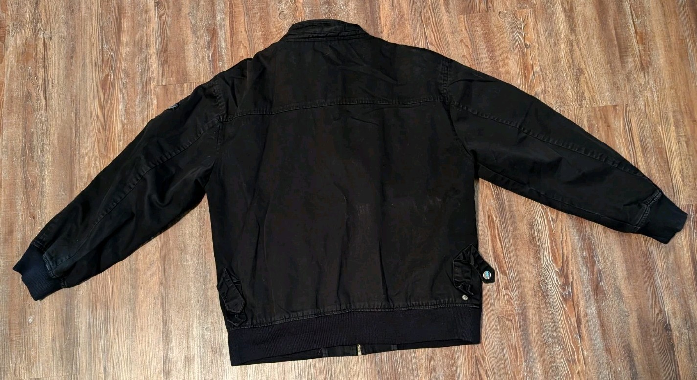 Basic Code Heavy Black and Silver Denim Airborne … - image 3