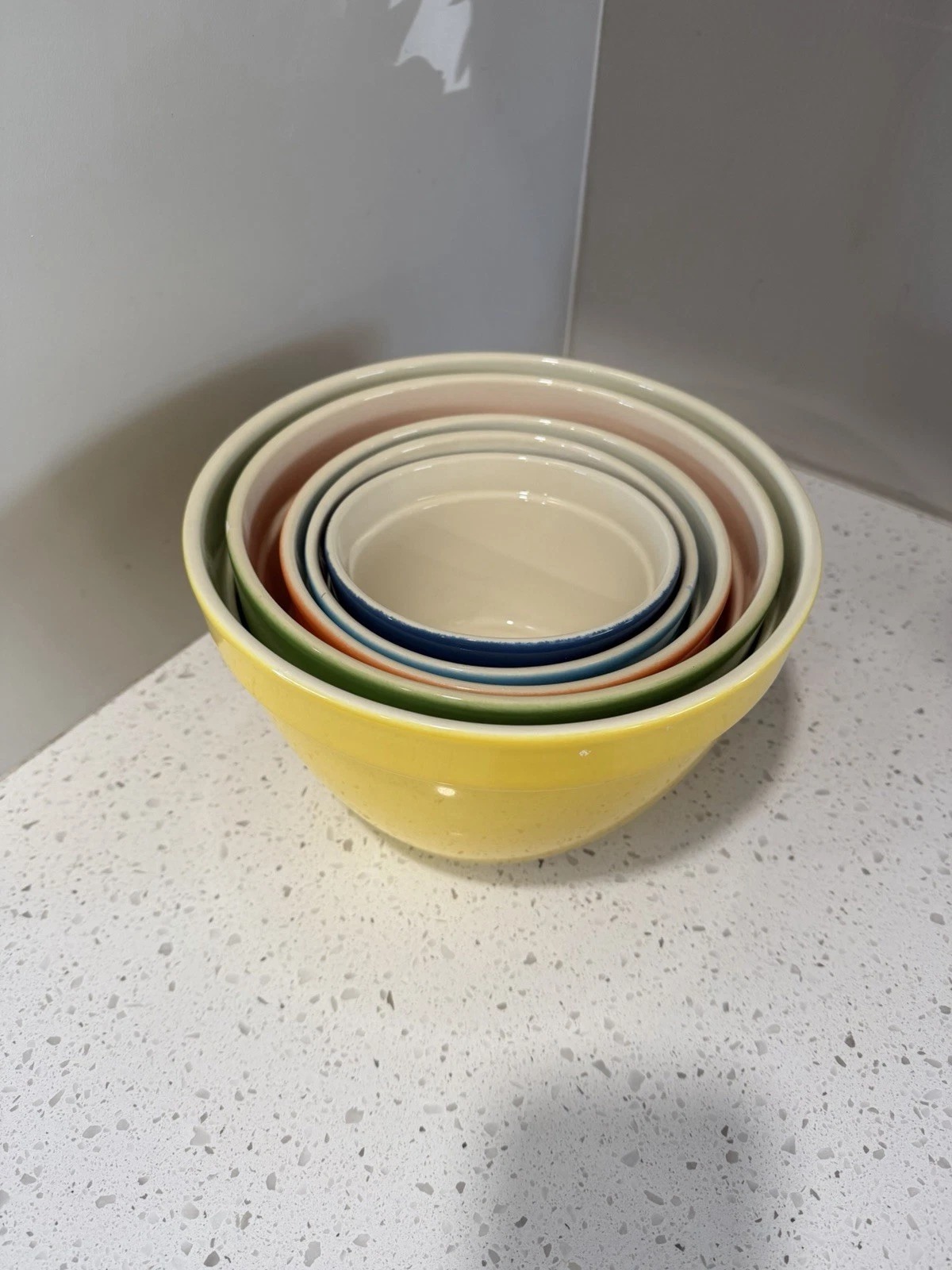 Vintage Set Of 5 Crate & Barrel Ceramic Addison Mixing Nesting Bowls Colorful
Opens in a new window