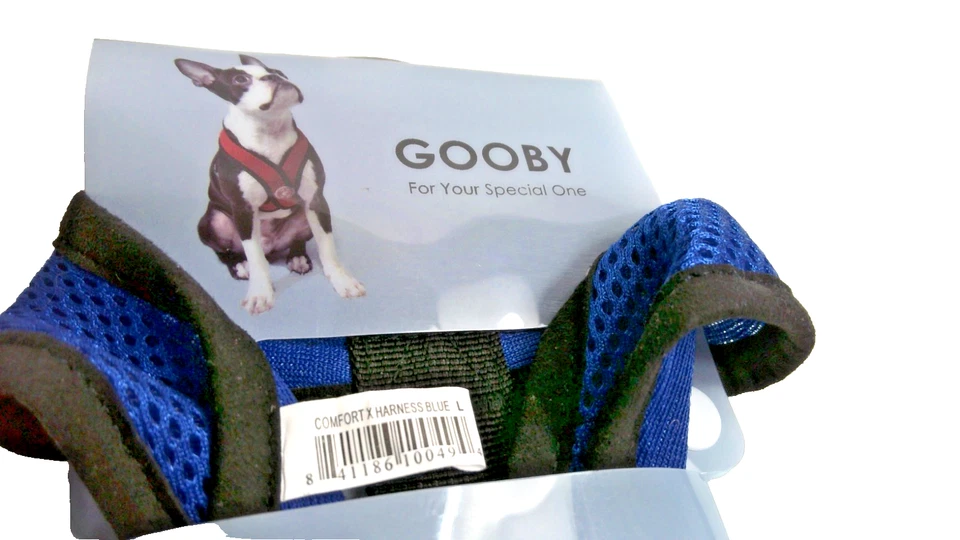 Gooby Comfort Arnés X Malla Azul Perro Arnés - Talla Grande Sin Estranguladores Foto 3 de 4