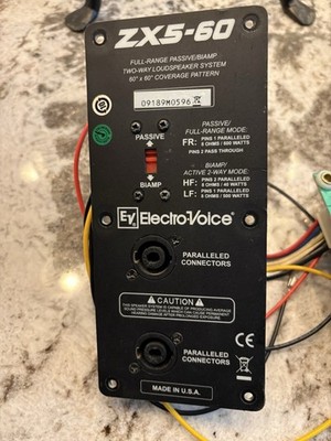 Electrovoice ZX5-60 crossover 