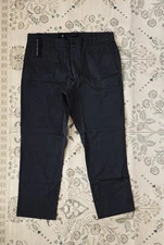 Banana Republic Mens Gray/Blue Flat Front Comfort Casual Chino Pants 38X29