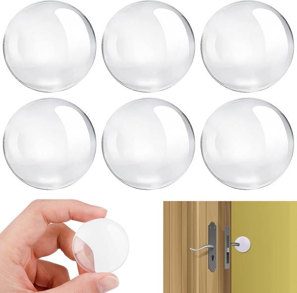 Gugugo 6 StüCk TüRstopper WandtüRstopper, Gummipuffer Selbstklebend-image