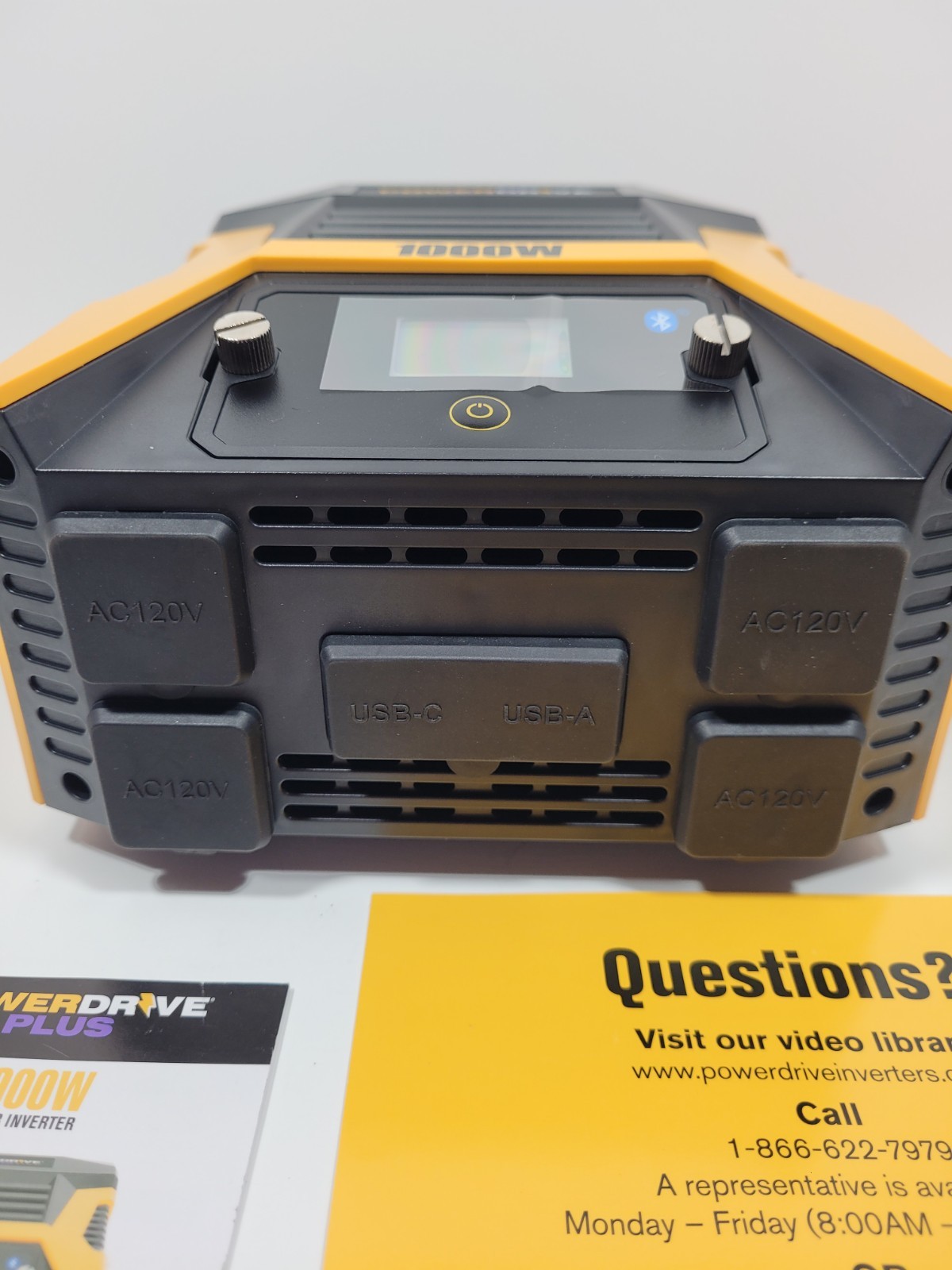 PowerDrive Plus PWD1000P 1000 Watt Wireless Power Inverter with Bluetooth(R)