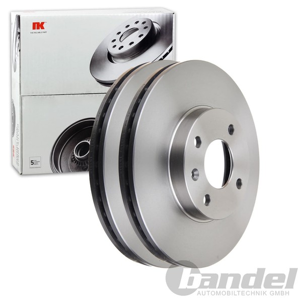 2X NK Bremsscheiben 256Mm BelÜFtet Vorne Passend FÜR Chevrolet Aveo | 205019-image