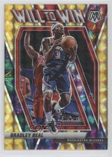 2020-21 Panini Mosaic Will to Win Reactive Yellow Prizm /99 Bradley Beal #5 0m0g