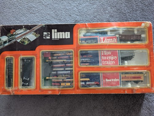 Lima HO Gauge Train Set, Analogue Control, AC Power, Includes Track, 4060 | Condition: Used