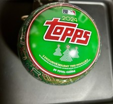 2023-24 Topps Holiday MLB Ornament Ball FACTORY SEALED-59 Cards-Paul Skenes
