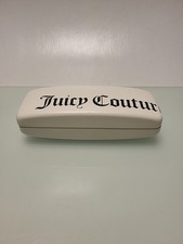 Juicy Couture White Hard Shell Glasses Case