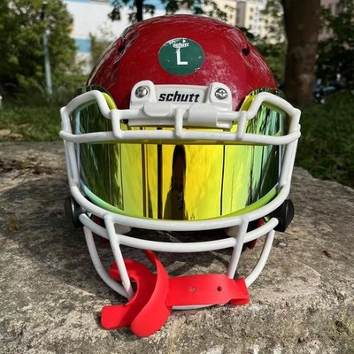 Football Helmet Visor w/Clips Eye Shield Football Helmet Accessories Solid  Color | eBay