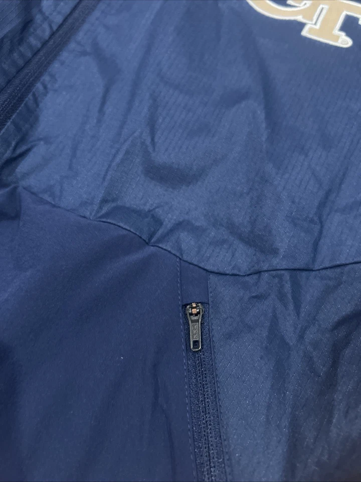 Chaqueta Adidas NCAA Georgia Tech Amarilla Talla L 1/4 Cremallera Edición Equipo IQ0655 Foto 4 de 4