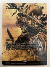 Hunter's Insight Borderless Regular 0035 MAR Marvel Universe Eternal-Legal MTG