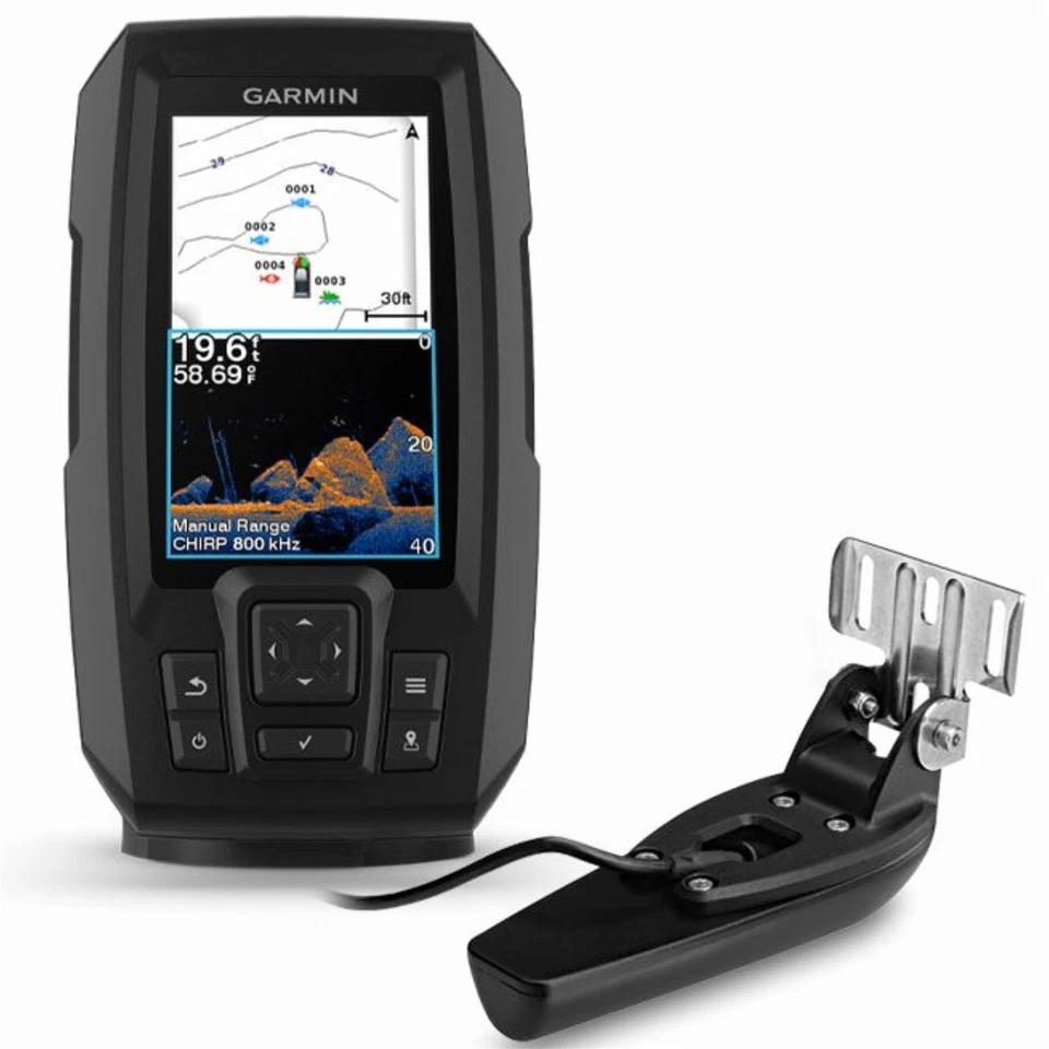 Garmin STRIKER Vivid 4cv 4,3" Marine GPS Fischfinder & GT20-TM Geber │ IPX7 - Bild 2 von 4