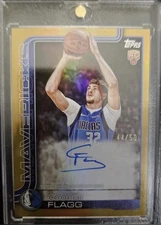 2025-26 Cooper Flagg Gold foil refractor autograph numbered to /50 chaser bags!!