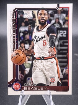 2025-26 Topps #43 Malik Beasley Detroit Pistons