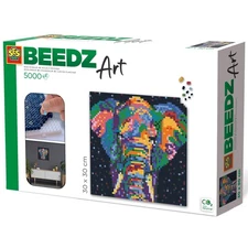 SES Creative: Beedz Art - Elephant Fantasy - Iron-On Beads Set