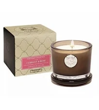 AQUIESSE LUXURY SOY WAX CURRANT & ROSE SCENTED CANDLE 5 OZ NEW #302