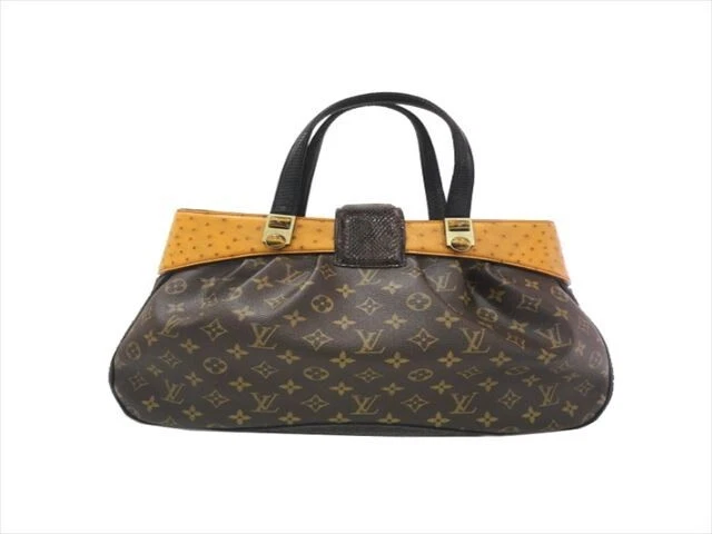 LOUIS VUITTON M95091 Oscar Monogram Waltz Hand Bag Rare Leather 