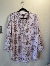 J for Justify Young Contemporary Blouse 3 XL Women’s Floral Printed