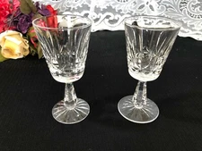 Set of 2 Waterford Crystal "Rosslare" Claret Wine Goblets 6"