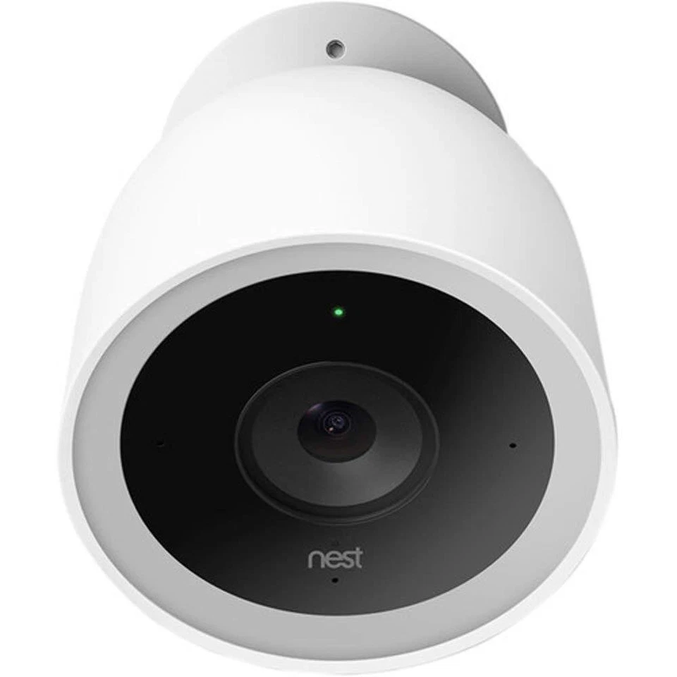Google - Nest Cam IQ Outdoor Security Camera, NC4100 - White - Image 2 of 4